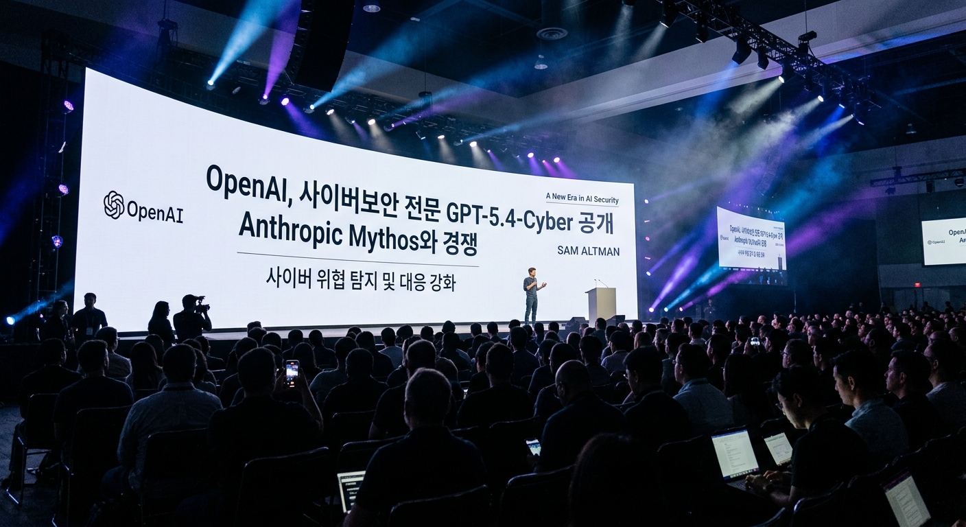 OpenAI, 사이버보안 전문 GPT-5.4-Cyber 공개...Anthropic Mythos와 경쟁