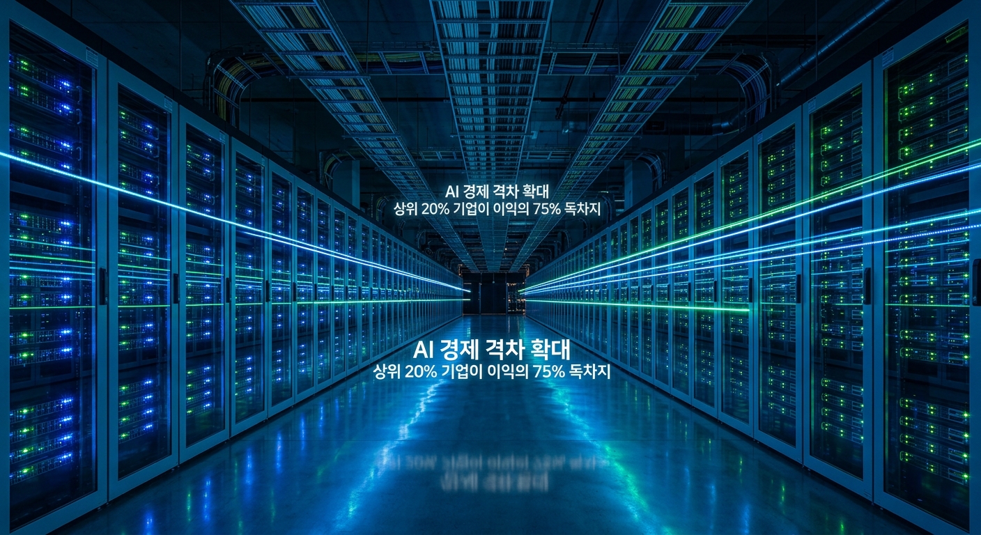 AI 경제 격차 심화, 상위 20% 기업이 이익의 75% 독차지