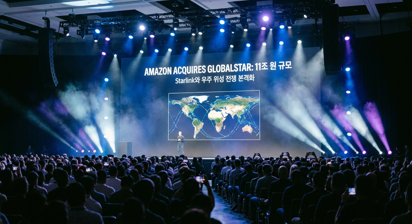 Amazon, Globalstar 11조 원대 인수...Starlink와 우주 위성 전쟁 본격화